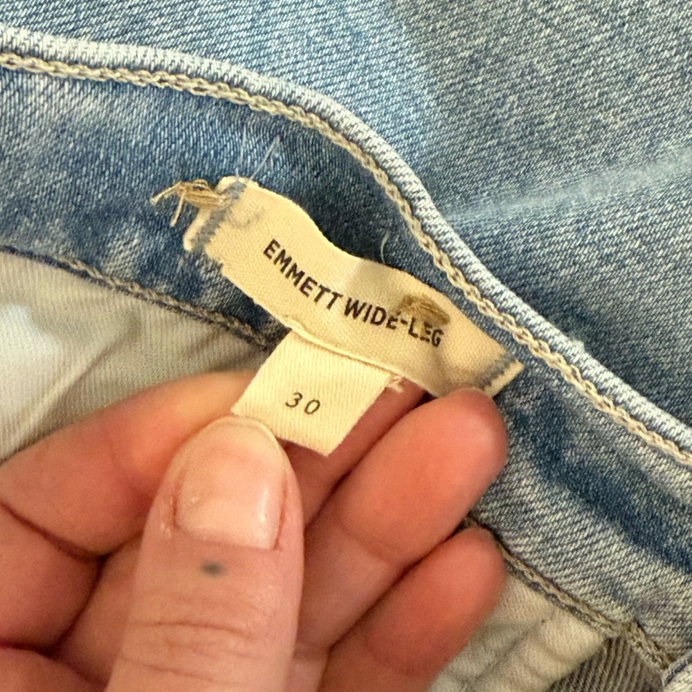 Madewell Light Blue Straight Leg Jeans - Picture 7 of 7